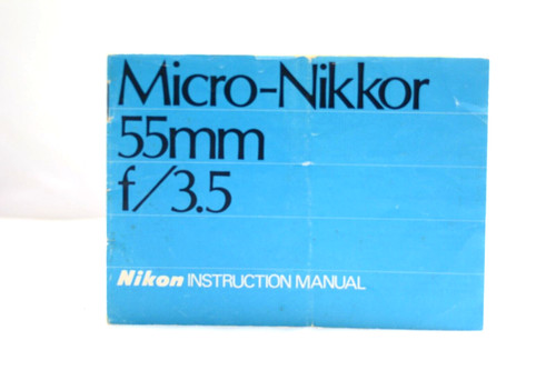 Nikon 55mm micro nikkor - nikon, f