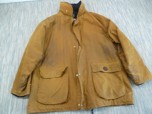 Oxford blue wax jacket men - blue,