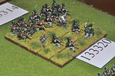 15mm napoleonic / british - waterloo rifles 22 figs - (133320)