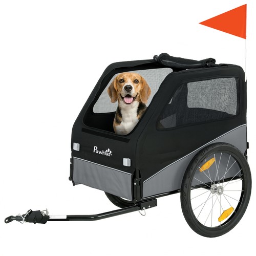 Pawhut dog bike trailer for - pawhut,
