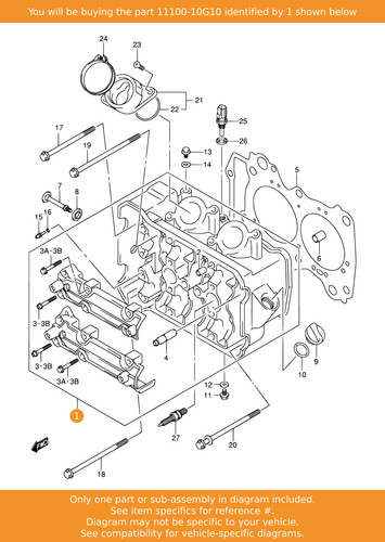 Suzuki head assy cylinder - suzuki,