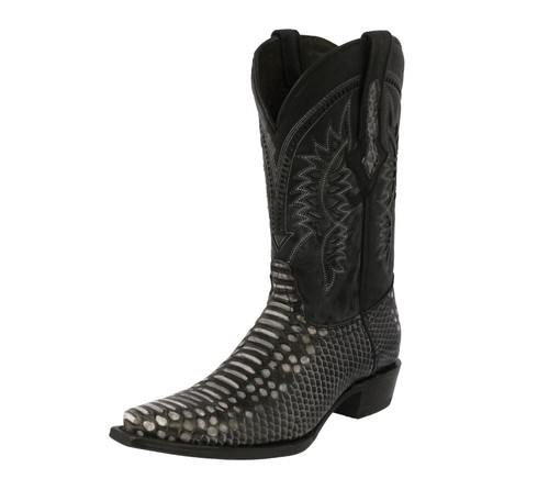 Mens black gray cowboy - mens,