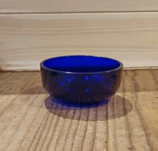 Cobalt Blue Glass Liner  10cms Wide, 4.5cms High