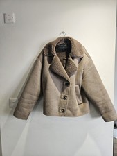 primark  Brown faux sheepskin