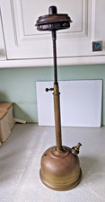 VINTAGE TILLEY BRASS  TL TABLE  LAMP -  TANK AND GALLERY