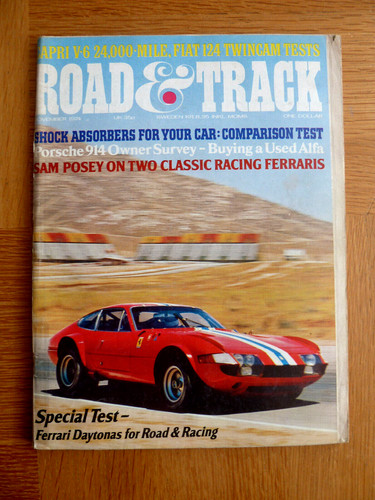 Road and track magazine - road,