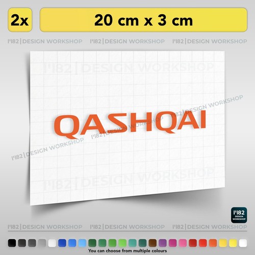 Nissan qashqai stickers - 2x,