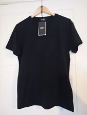Fendi FF Logo Black T Shirt Mens Small