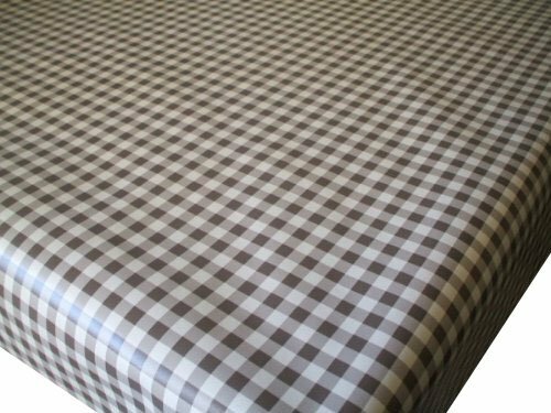 Dark taupe small gingham check - gingham,