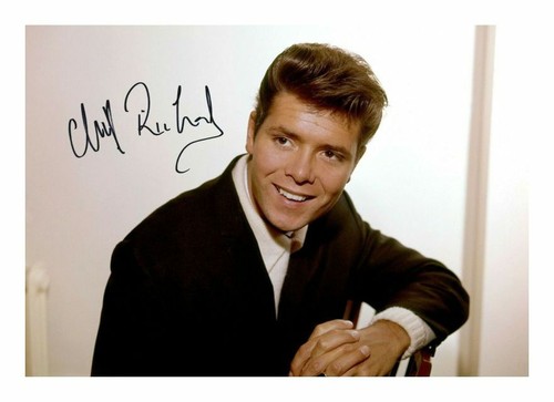 Sir cliff richard autograph - cliff,