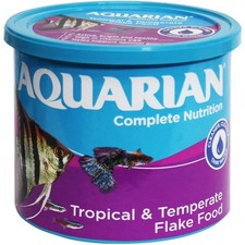Aquarian Tropical Fish Flakes Complete Nutrition Aquarium Fish Food