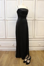 Black full length dress Sousourada Size 8
