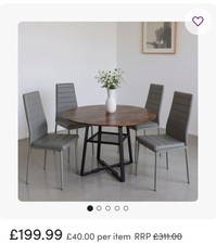 Nature mark solid wood dining