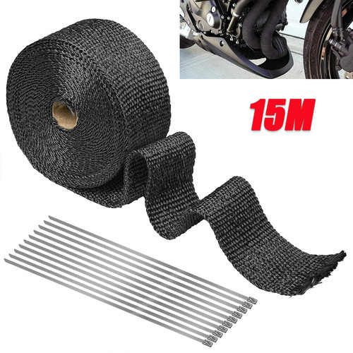 15m titanium black heat wrap - 15m,