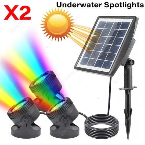 Solar powered pond lights - solar,