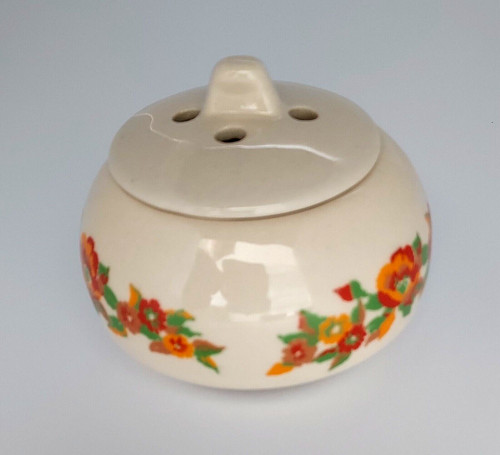 Vtg potpourri bowl creamy - potpourri,
