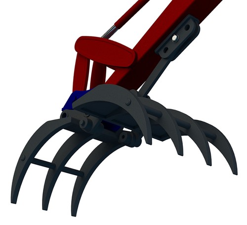 Manual mechanical grapple - mechanical,