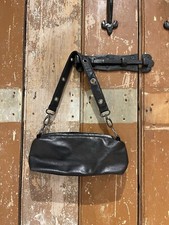 Atmosphere Primark Black Shoulder Bag Faux Leather Small Handbag Evening Party