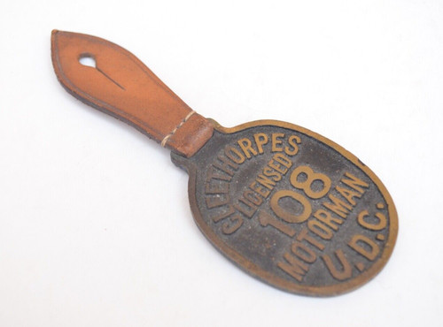 Tramway badge cleethorpes - tramway, udc