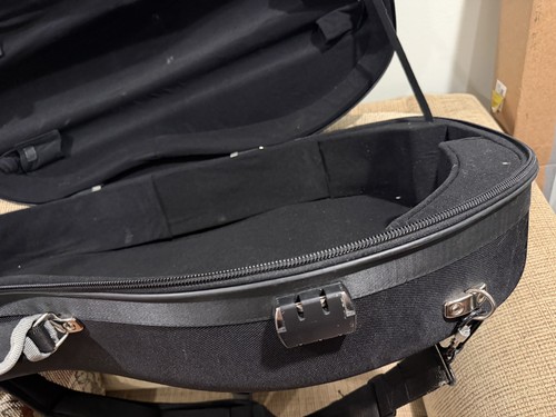 Black cello case fully - black,
