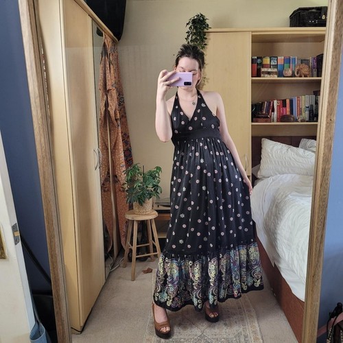Vintage monsoon 90s halterneck - vintage,