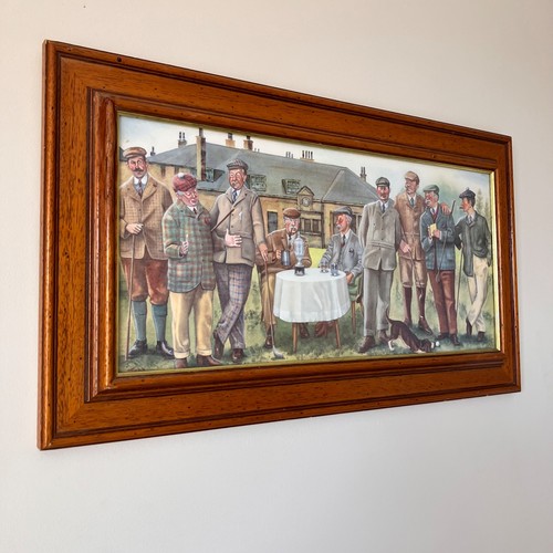 Framed golf print - print, by