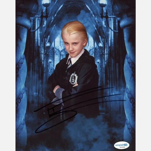 Tom felton autograph acoa - autograph,