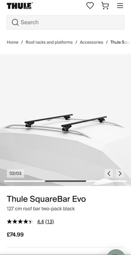 Thule 712300 square - 712300, bar