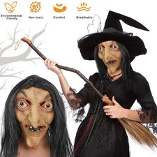 Halloween Witch Mask Scary