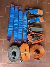 Ratchet Strap Trailer Car Vehicle Tie Down Straps  and wheel loops Heavy Duty 