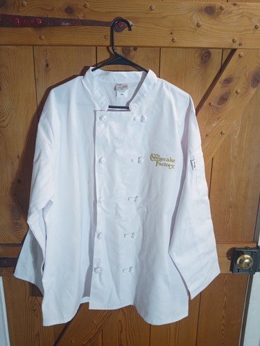 New chef duds - new, cheesecake