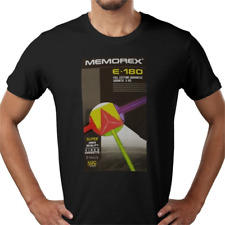 VHS Memorex video cassette tape art retro technology vintage print t-shirt tee