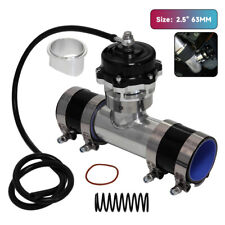 50MM 35PSI Boost V-Band Turbo Blow Off Valve BOV + 2.5" Flange Pipe Hose Kit BK