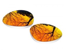 SURE Polarized Replacement Lenses for Oakley Juliet ( Fire Iridium )