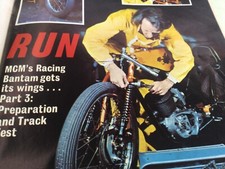 BSA BANTAM RACING  period 1972