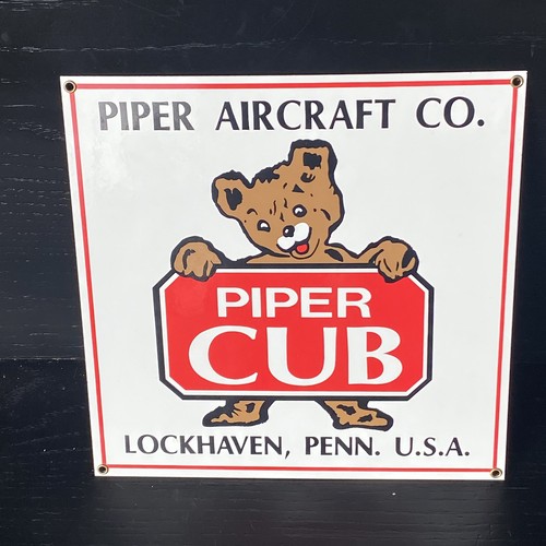 Piper cub aircraft porcelain - cub,