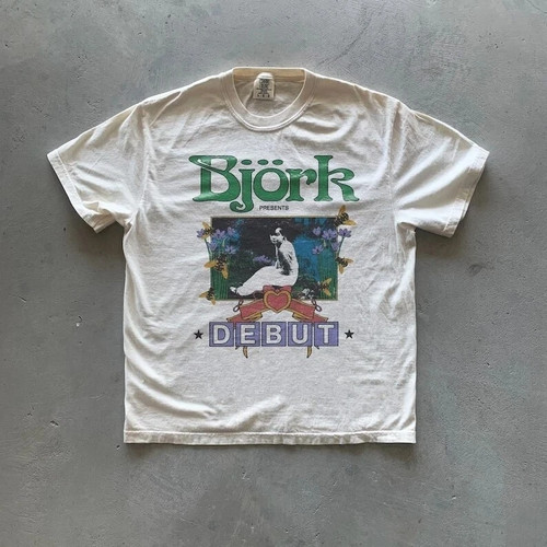 Bjork shirt debut - shirt,, white
