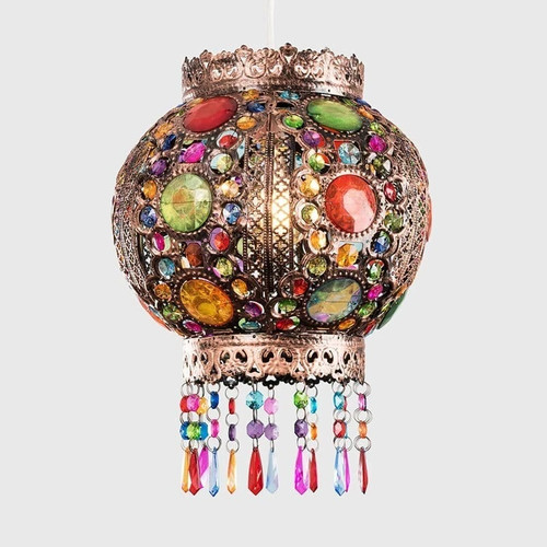 Moroccan style hanging pendant - moroccan,