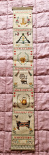 HANDMADE WALL HANGING NEEDLEWORK CROSS STITCH ALPHABET SAMPLER