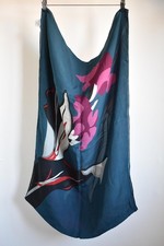 Jigsaw Petrol Blue Pink Floral