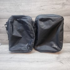 Crivit Pannier Bag Set Messenger Bag Detachable Strap Black 5kg x2