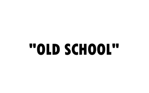 Old school sticker decal funny - sticker/decal,