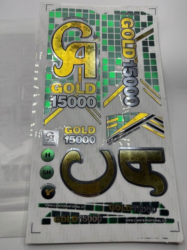 Gold 15000 cricket bat - gold, 3d