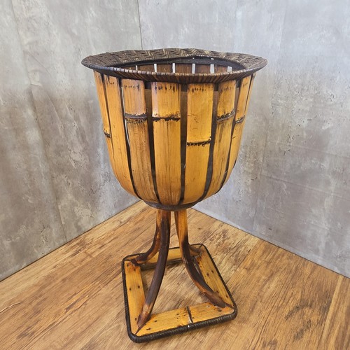 Vintage wicker rattan cane - vintage,