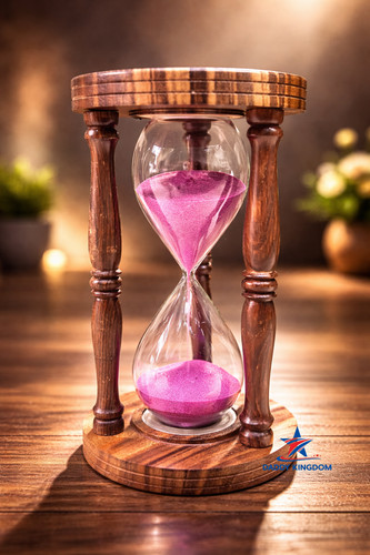 Antique sand timer - antique, wooden