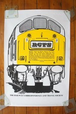 RCTS Original Railway Poster Railway Correspondence Travel Society