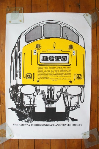 Rcts original railway poster - rcts,