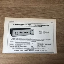 GRAM217 MAGAZINE ADVERT 5X8 RADFORD AUDIO HD250 AMPLIFIER