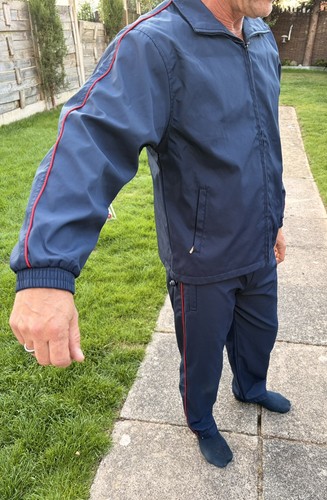 Prada logoed track suit - logoed, navy