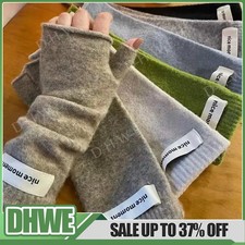 Women Soft Cashmere Fingerless